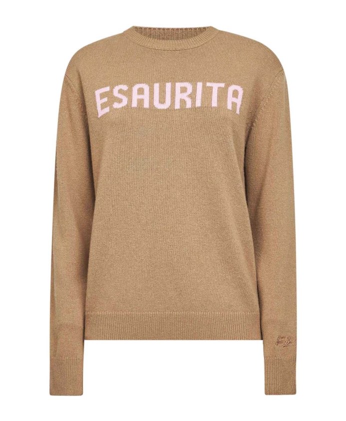 Коричневый свитер с жаккардовой надписью. Mc2 Saint Barth, коричневый
Коричневый свитер с жаккардовой надписью. Mc2 Saint Barth, коричневый