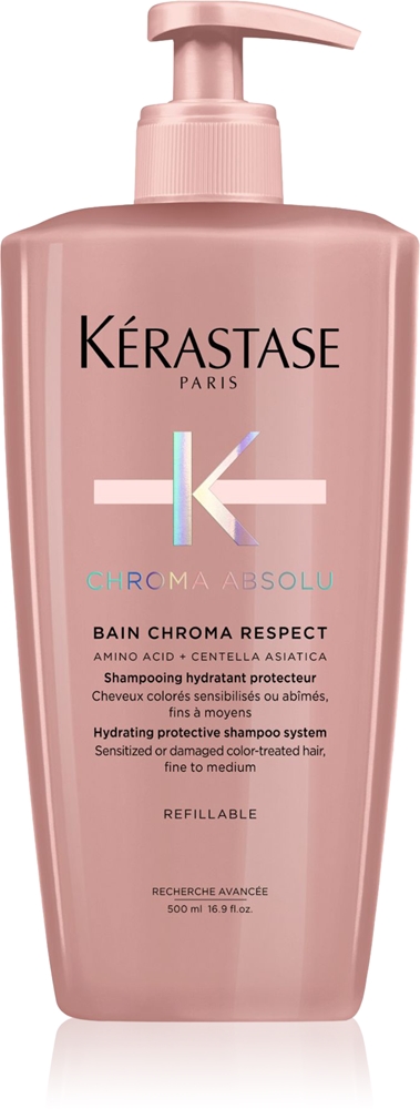 Chroma absolu bain chroma respect увлажняющий шампунь для окрашенных волос Kérastase, 500 мл
Chroma absolu bain chroma respect увлажняющий шампунь для окрашенных волос Kérastase, 500 мл