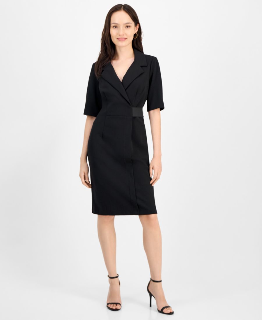 Платье из тонкой ткани дайвинг с имитацией запаха и воротником-стойкой Connected, Black
Платье из тонкой ткани дайвинг с имитацией запаха и воротником-стойкой Connected, Black