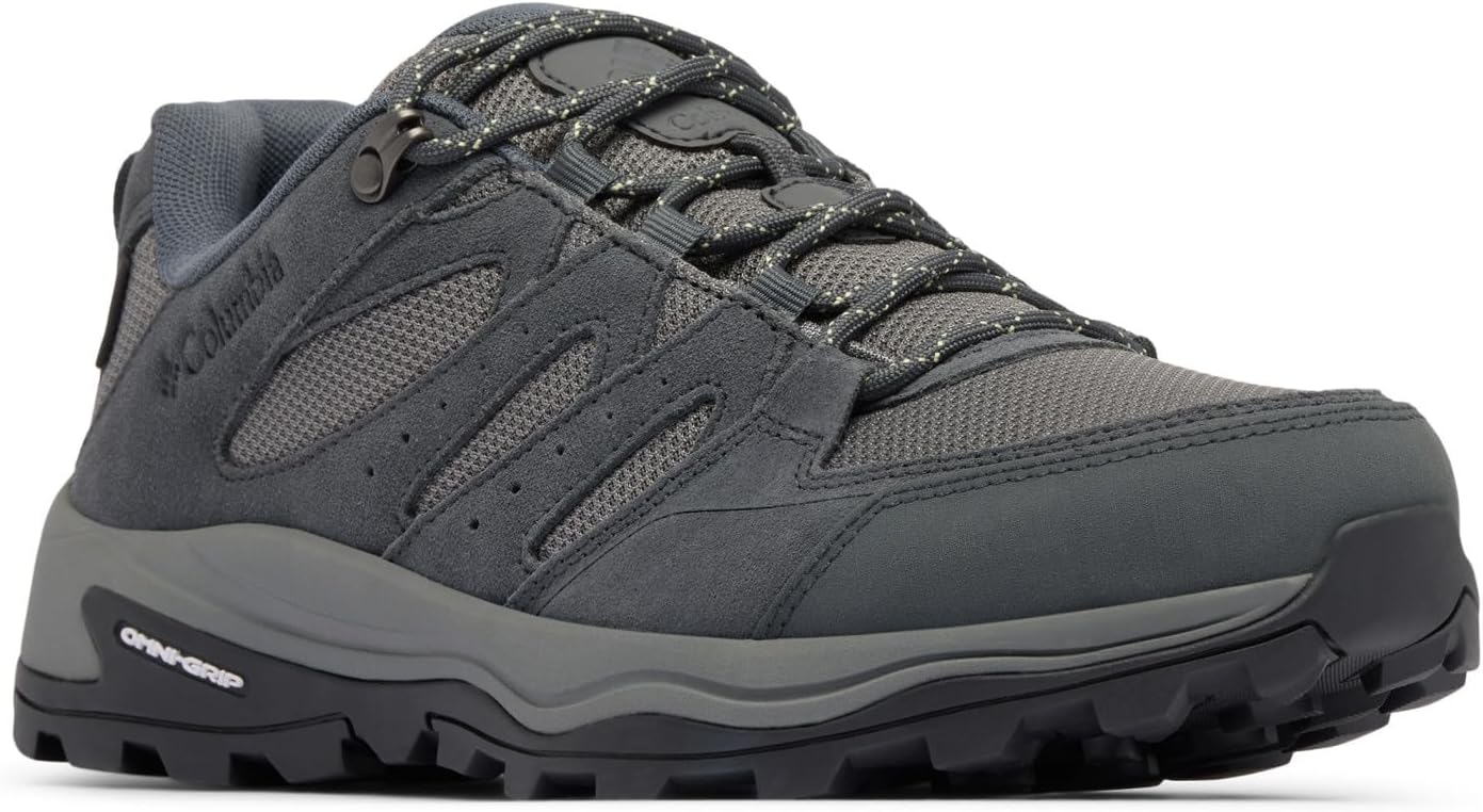 Columbia Mens Redmond Iv Low Waterproof, Graphite/Citron Haze
Columbia Mens Redmond Iv Low Waterproof, Graphite/Citron Haze