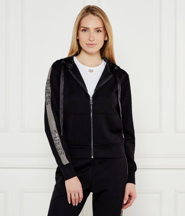 Толстовка женская Guess Jeans на молнии с декором рукавов, черный
Толстовка женская Guess Jeans на молнии с декором рукавов, черный