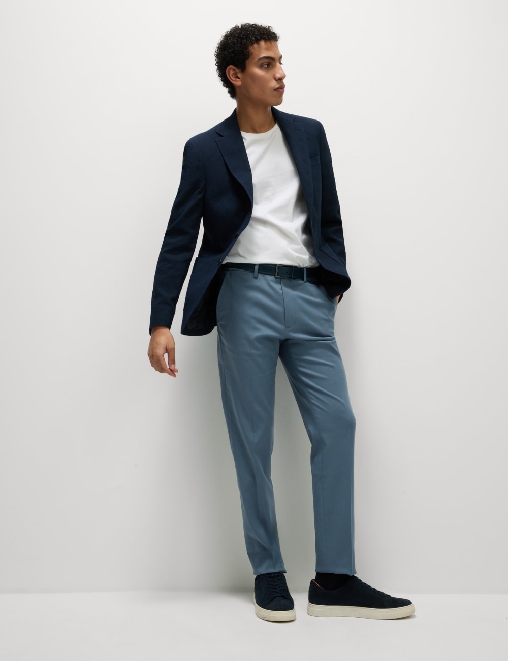 Брюки Slim Fit Twill Stretch Smart Marks & Spencer, цвет Air force blue
Брюки Slim Fit Twill Stretch Smart Marks & Spencer, цвет Air force blue