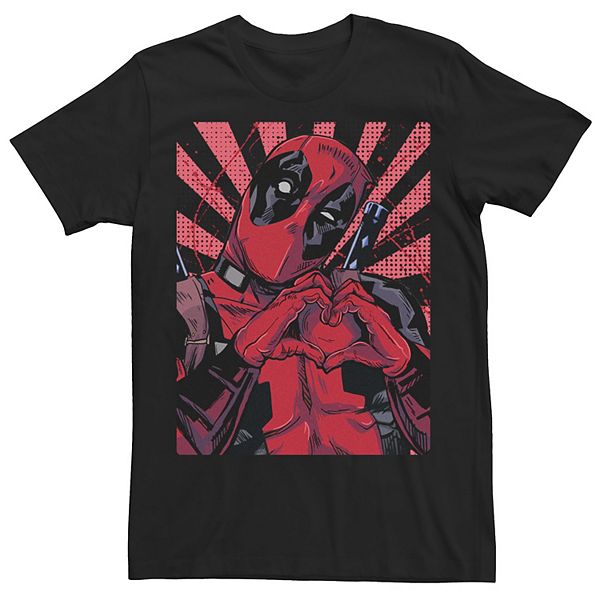 Футболка Marvel Deadpool с закрытой рукой в виде сердца Big & Tall Licensed Character
Футболка Marvel Deadpool с закрытой рукой в виде сердца Big & Tall Licensed Character