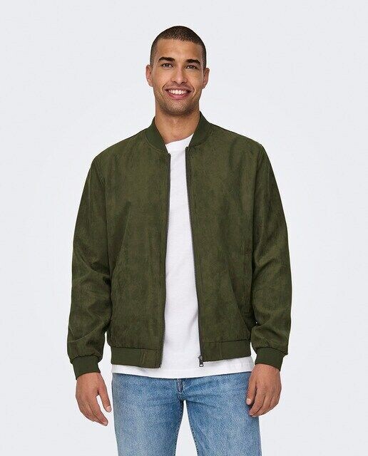 Мужская замшевая куртка Only & Sons, зеленый
Мужская замшевая куртка Only & Sons, зеленый