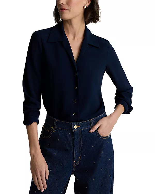 Блузка из крепа St. John, синий
Блузка из крепа St. John, синий