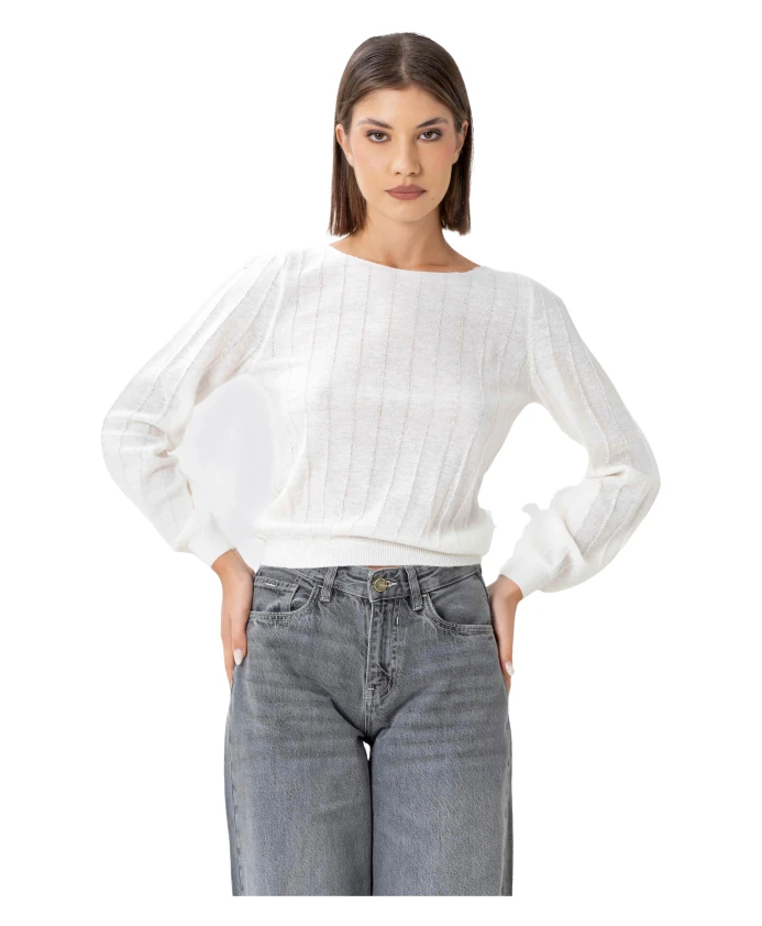 Свитер с длинными рукавами, слегка прозрачный Kocca, белый
Свитер с длинными рукавами, слегка прозрачный Kocca, белый