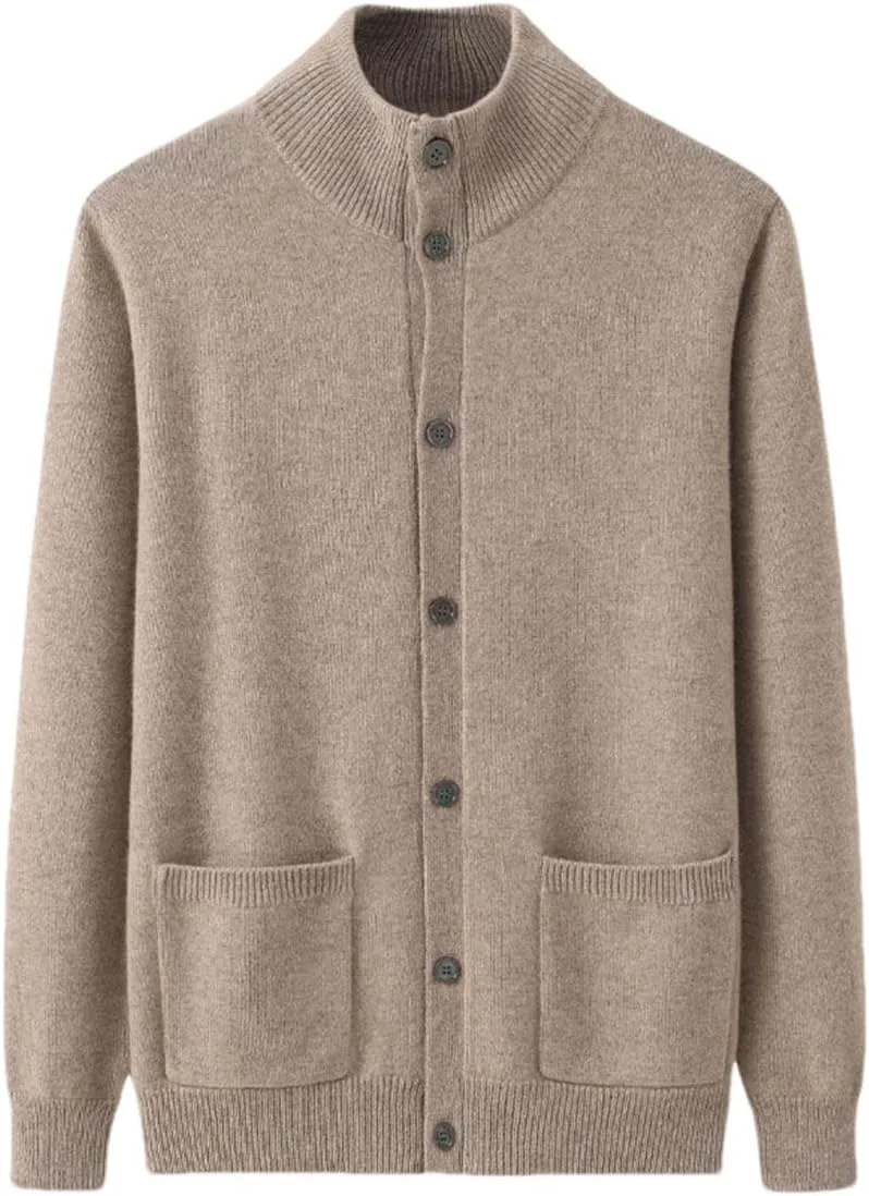 Зимний мужской свитер из кашемира с воротником-стойкой HEYDHSDC
Зимний мужской свитер из кашемира с воротником-стойкой HEYDHSDC