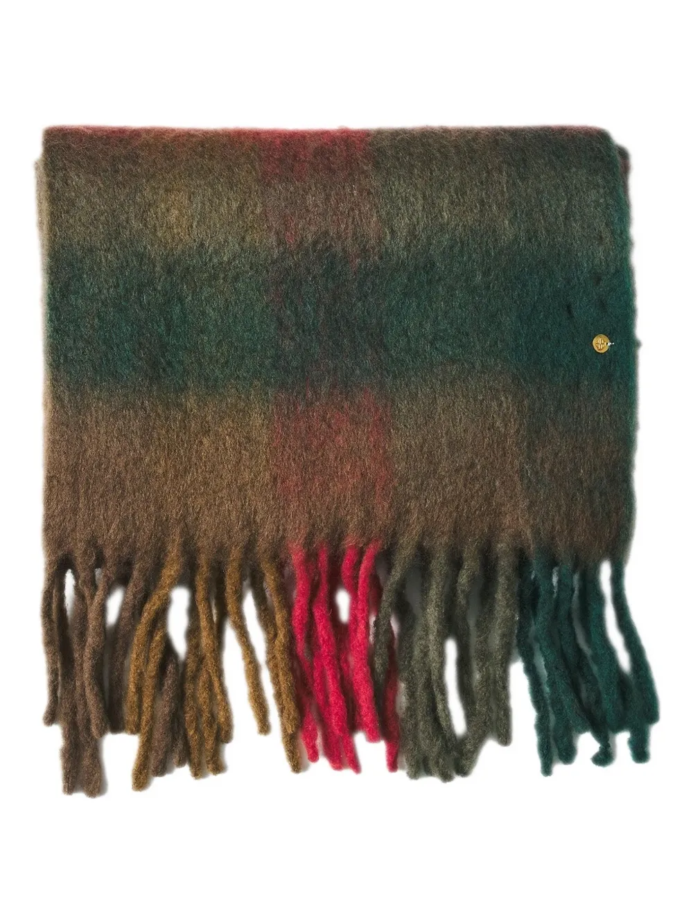 Клетчатый шарф с бахромой Antik Batik, зеленый
Клетчатый шарф с бахромой Antik Batik, зеленый