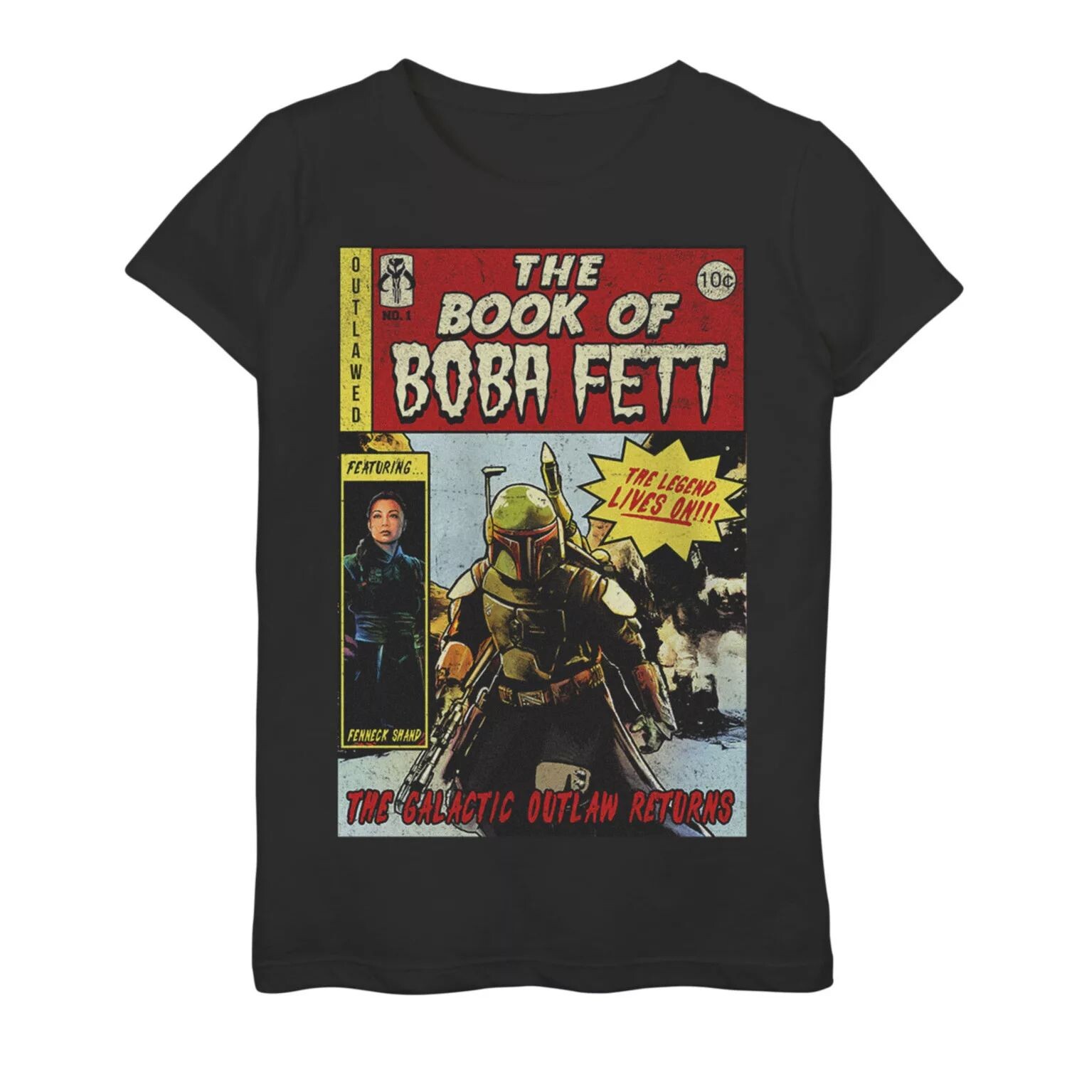 Футболка с обложкой комикса «Звёздные войны: Книга Бобы Фетта» для девочек 7–16 лет Star Wars
Футболка с обложкой комикса «Звёздные войны: Книга Бобы Фетта» для девочек 7–16 лет Star Wars