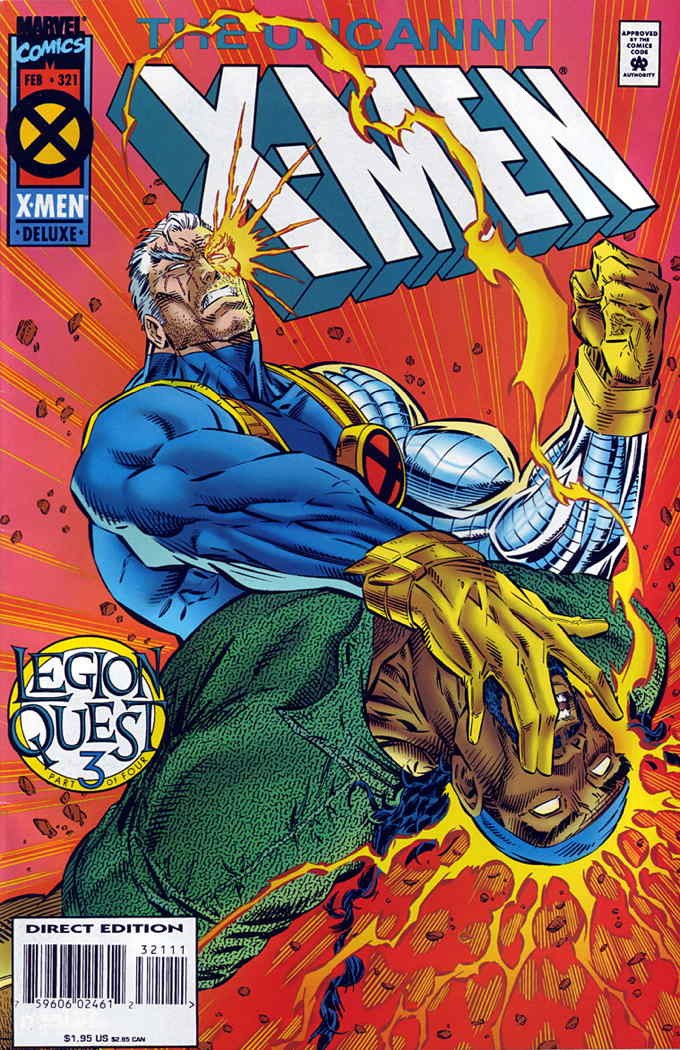 Uncanny X-Men #321 Deluxe Issue (Legion Quest 3) Vol. 1 Feb. 1995 (Marvel Comics)
Uncanny X-Men #321 Deluxe Issue (Legion Quest 3) Vol. 1 Feb. 1995 (Marvel Comics)
