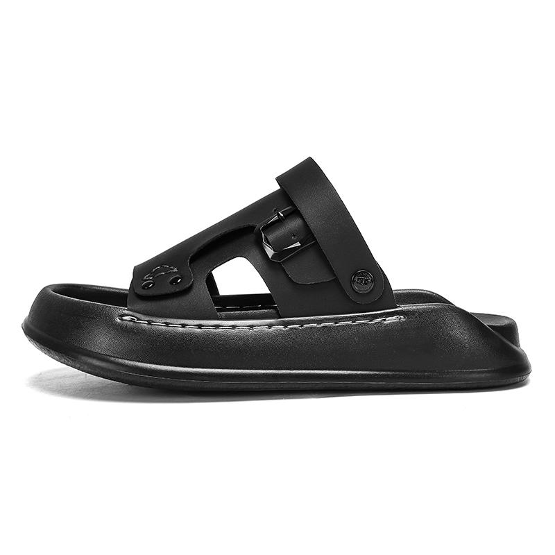 NANJIREN Пляжные сандалии мужские черные, цвет Black
NANJIREN Пляжные сандалии мужские черные, цвет Black