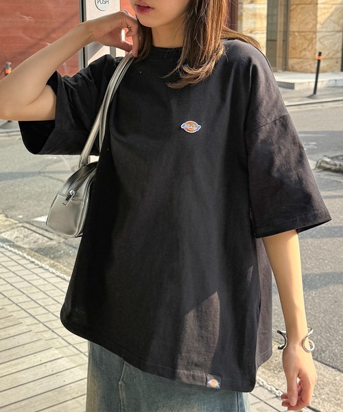 Футболка с вышивкой, оверсайз Dickies, черный
Футболка с вышивкой, оверсайз Dickies, черный