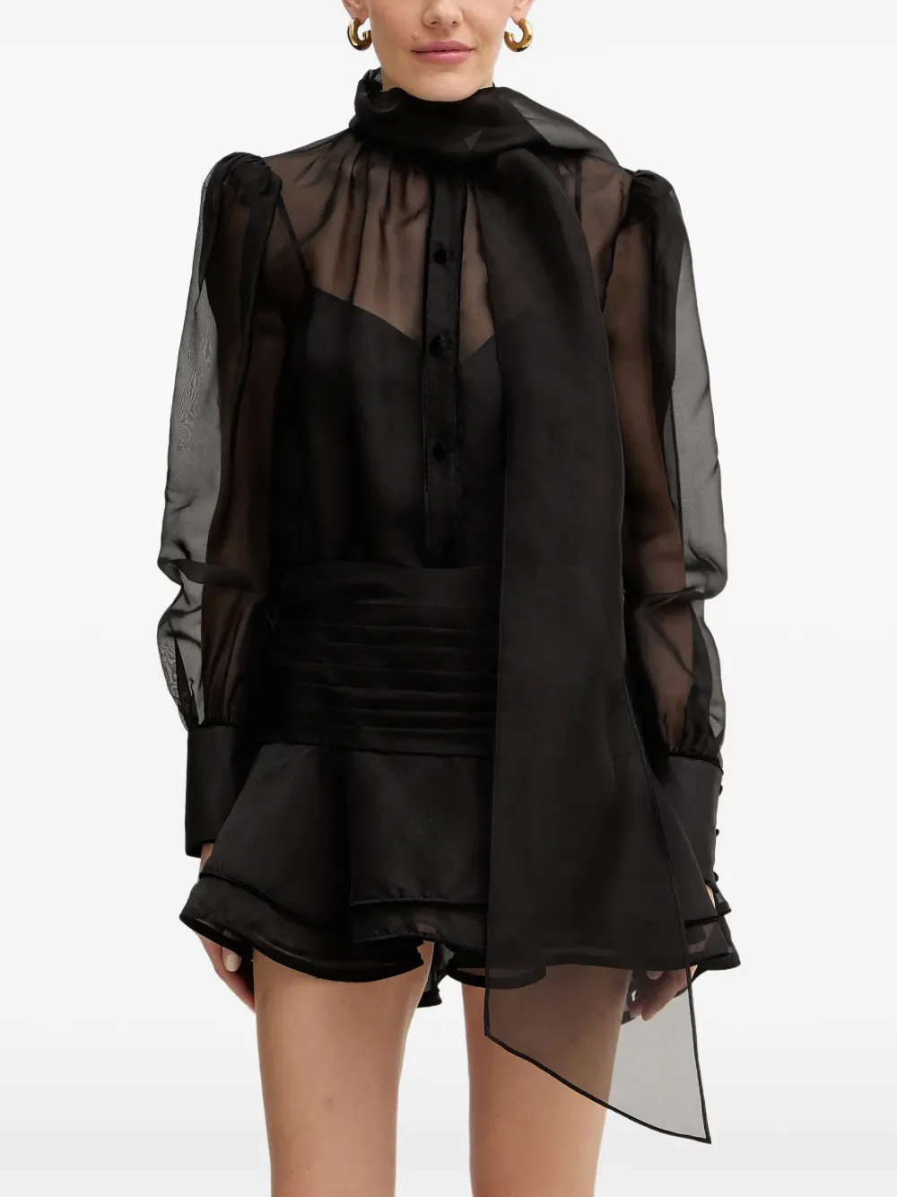 Мини-платье с оборками Celandine Retrofete, черный
Мини-платье с оборками Celandine Retrofete, черный