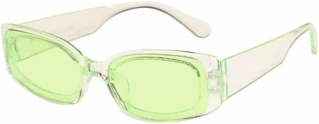 Модные маленькие солнцезащитные очки для женщин и мужчин, стильные винтажные хип-хоп прямоугольные зеленые очки, женские очки с защитой от УФ-излучения UV400 VVTWSSW, Green
Модные маленькие солнцезащитные очки для женщин и мужчин, стильные винтажные хип-хоп прямоугольные зеленые очки, женские очки с защитой от УФ-излучения UV400 VVTWSSW, Green