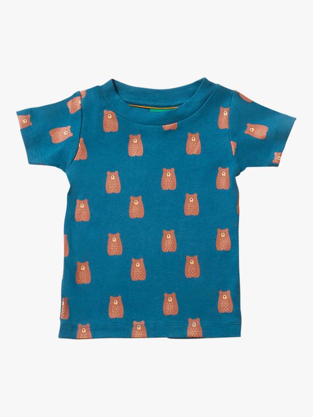 Детская футболка с плюшевыми мишками из органического хлопка Little Green Radicals, синий/разноцветный 
Детская футболка с плюшевыми мишками из органического хлопка Little Green Radicals, синий/разноцветный