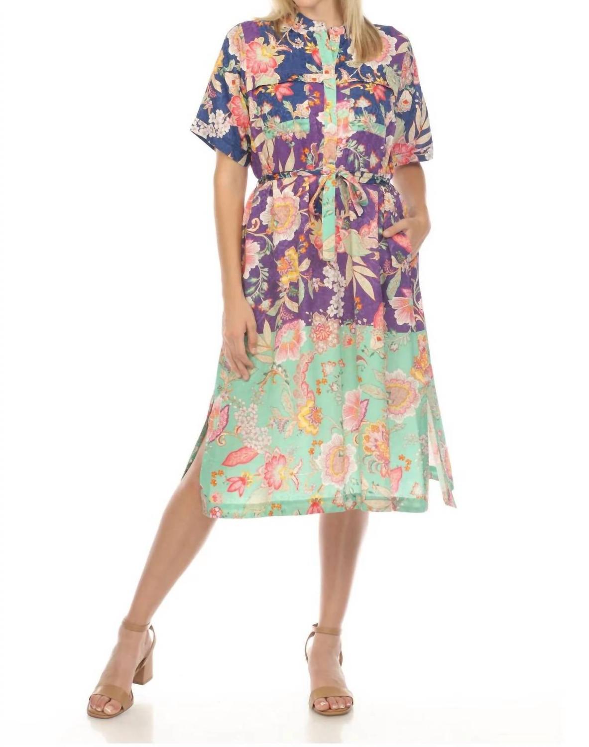 Платье Vivienne Deana в разноцветном принте Johnny Was, мультиколор
Платье Vivienne Deana в разноцветном принте Johnny Was, мультиколор