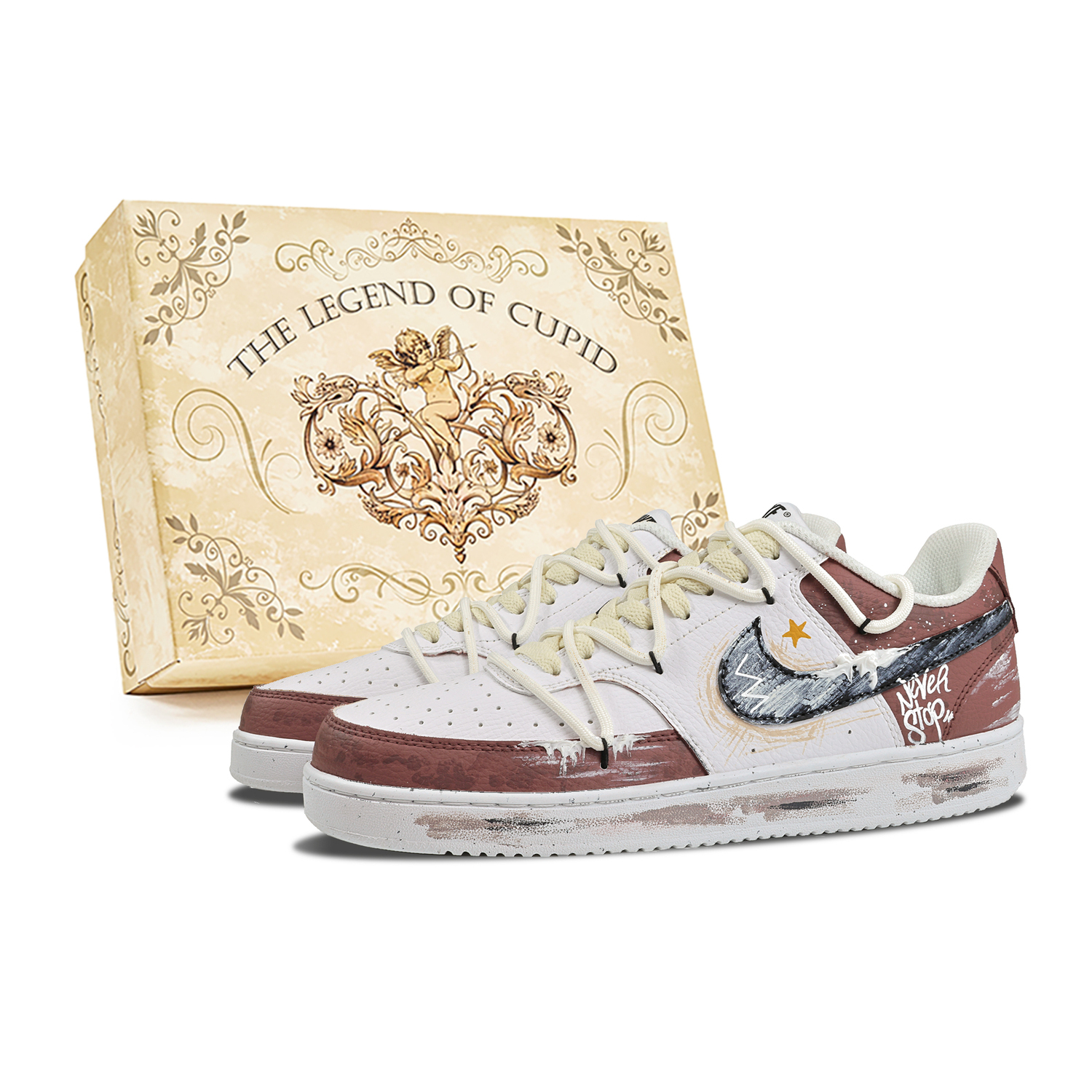 Nike Court Vision Spring Festival Ambassador Waterproof And Slip Resistant Low top Skateboard Shoes Men's Red White
Nike Court Vision Spring Festival Ambassador Waterproof And Slip Resistant Low top Skateboard Shoes Men's Red White