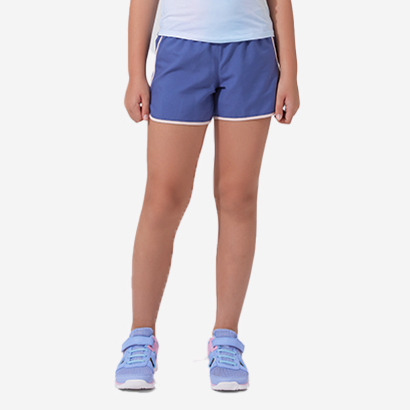 Женские детские дышащие шорты для фитнеса Domyos - синие 
Женские детские дышащие шорты для фитнеса Domyos - синие