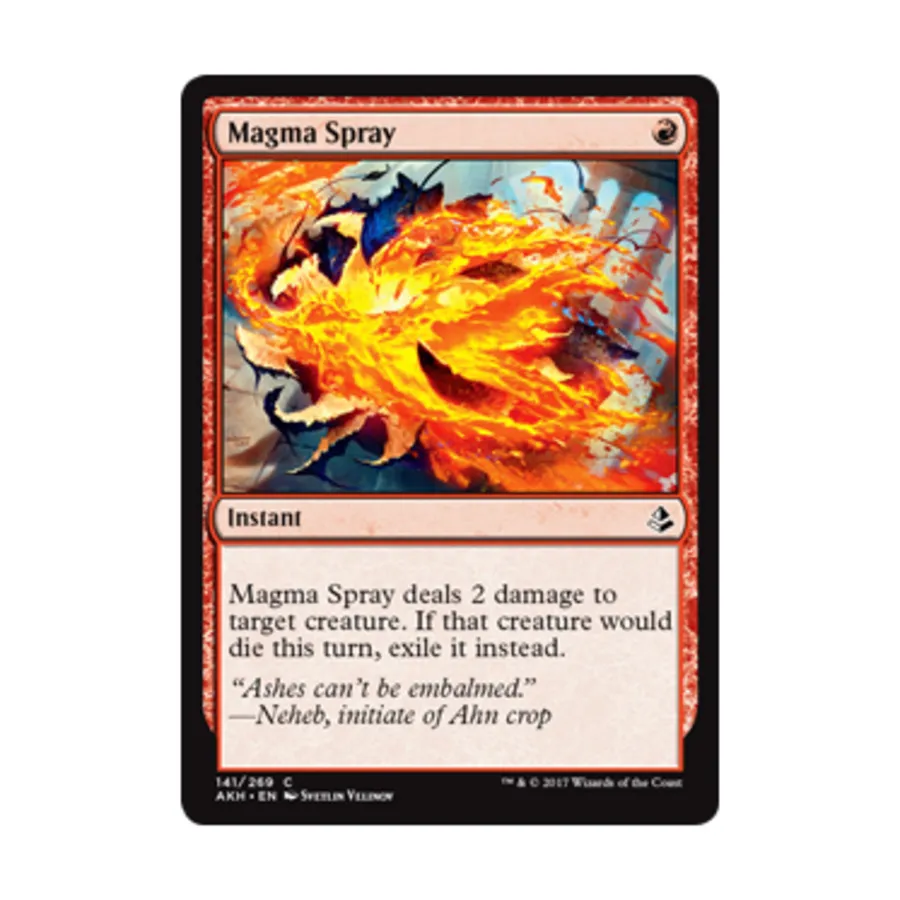 CCG Магмовый спрей (С), MTG - Amonkhet
CCG Магмовый спрей (С), MTG - Amonkhet