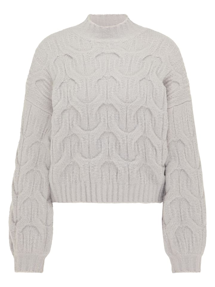 MyMo Женский светло-серый вязаный свитер
MyMo Женский светло-серый вязаный свитер