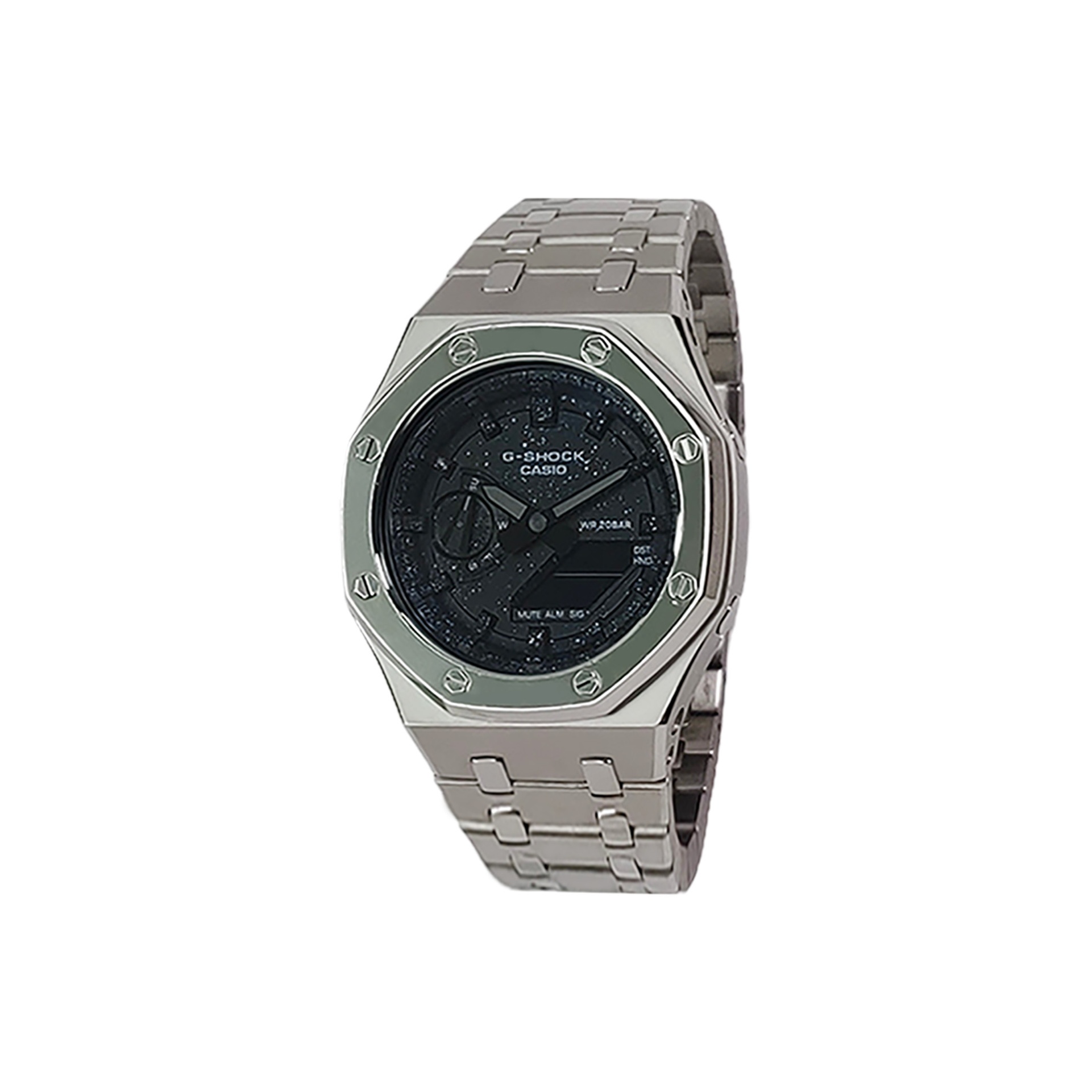 Часы Casio G-Shock Analog-Digital 2100 Series, арт. GA-2100SKE-7A, серебристый/черный
Часы Casio G-Shock Analog-Digital 2100 Series, арт. GA-2100SKE-7A, серебристый/черный