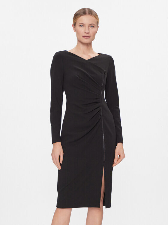 Коктейльное платье стандартного кроя Dkny, черный
Коктейльное платье стандартного кроя Dkny, черный