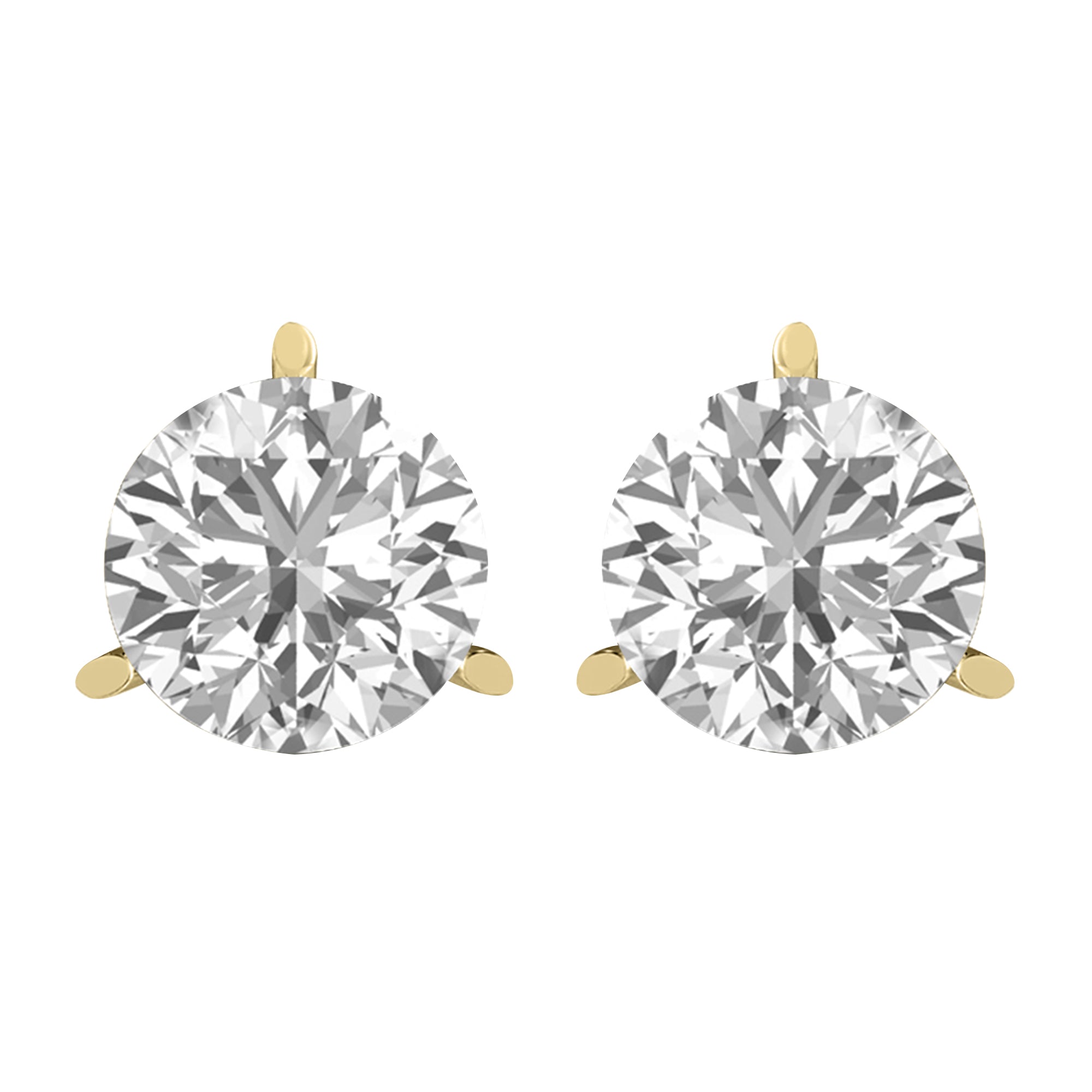 Серьги-гвоздики с круглыми лабораторными бриллиантами 0,40 карата, 14-каратное золото, 3 зубца Diamond2Deal, желтый
Серьги-гвоздики с круглыми лабораторными бриллиантами 0,40 карата, 14-каратное золото, 3 зубца Diamond2Deal, желтый