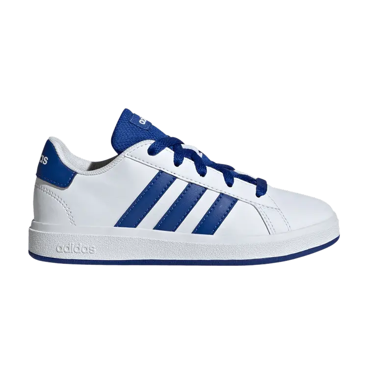 Кроссовки adidas Grand Court Lace-Up K 'White Royal Blue', белый 
Кроссовки adidas Grand Court Lace-Up K 'White Royal Blue', белый