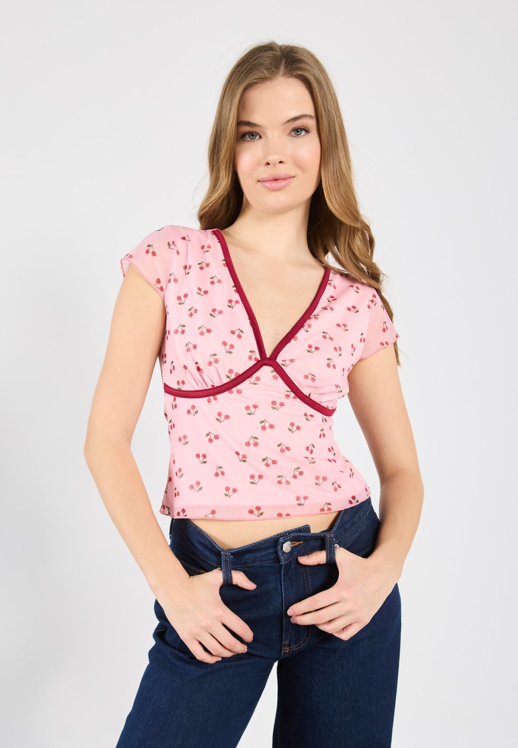 Футболка с принтом Even&Odd, светло-розовый 
Футболка с принтом Even&Odd, светло-розовый