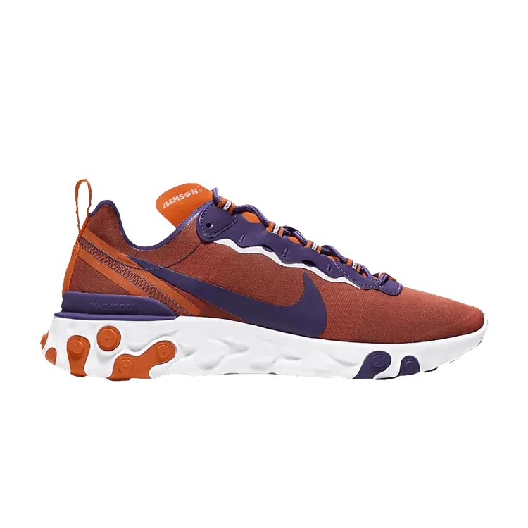 Кроссовки Nike React Element 55 'Clemson', оранжевый
Кроссовки Nike React Element 55 'Clemson', оранжевый