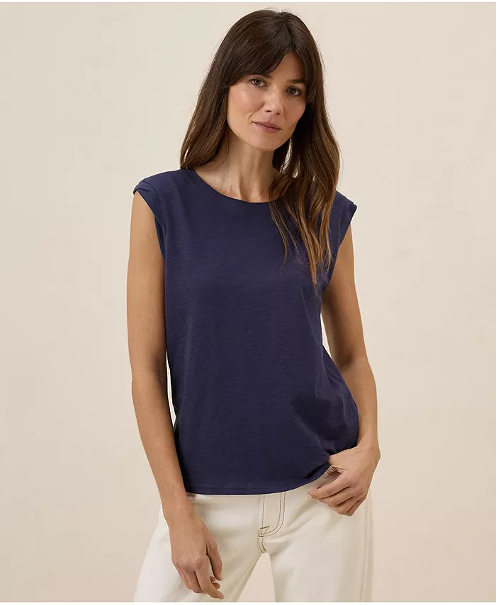 Женская футболка из органического хлопка Featherweight Slub Muscle Pact, синий
Женская футболка из органического хлопка Featherweight Slub Muscle Pact, синий