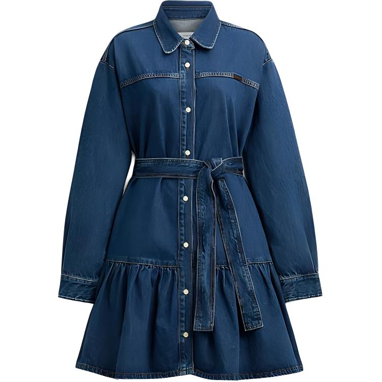 SS24 Платье с длинными рукавами Женское Темно-синее COACH
SS24 Платье с длинными рукавами Женское Темно-синее COACH