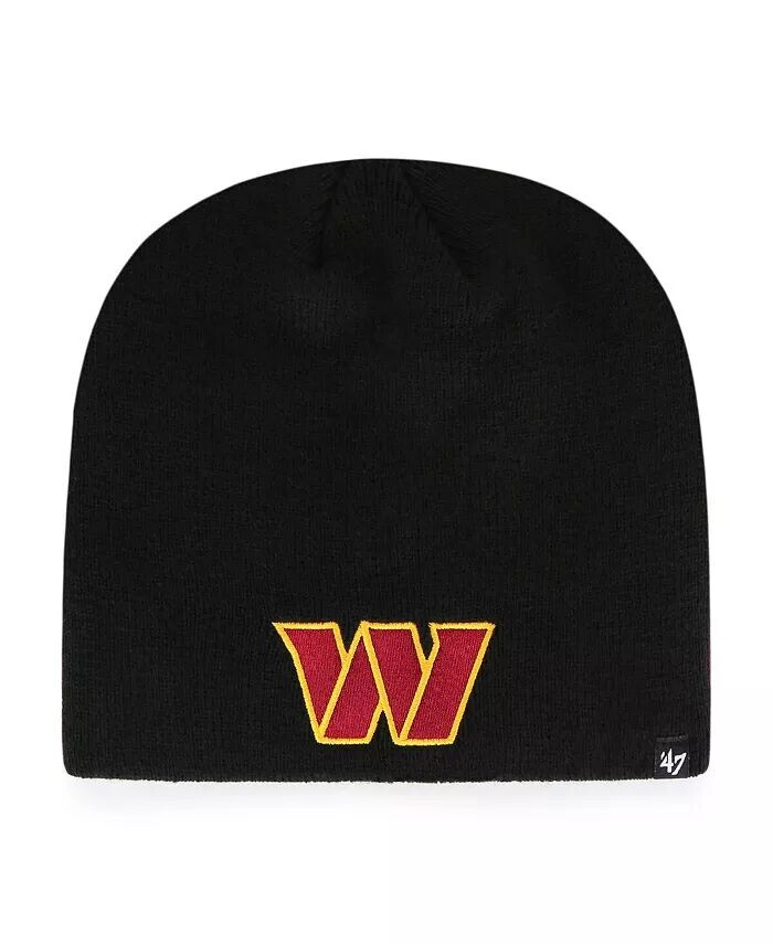 Мужская черная шапка Washington Commanders среднего размера '47 Brand, черный
Мужская черная шапка Washington Commanders среднего размера '47 Brand, черный