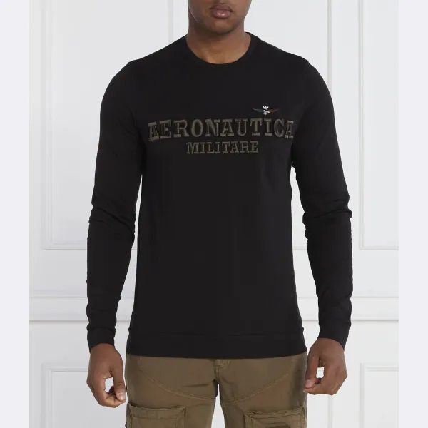 Классический крой с длинным рукавом Aeronautica Militare, черный
Классический крой с длинным рукавом Aeronautica Militare, черный