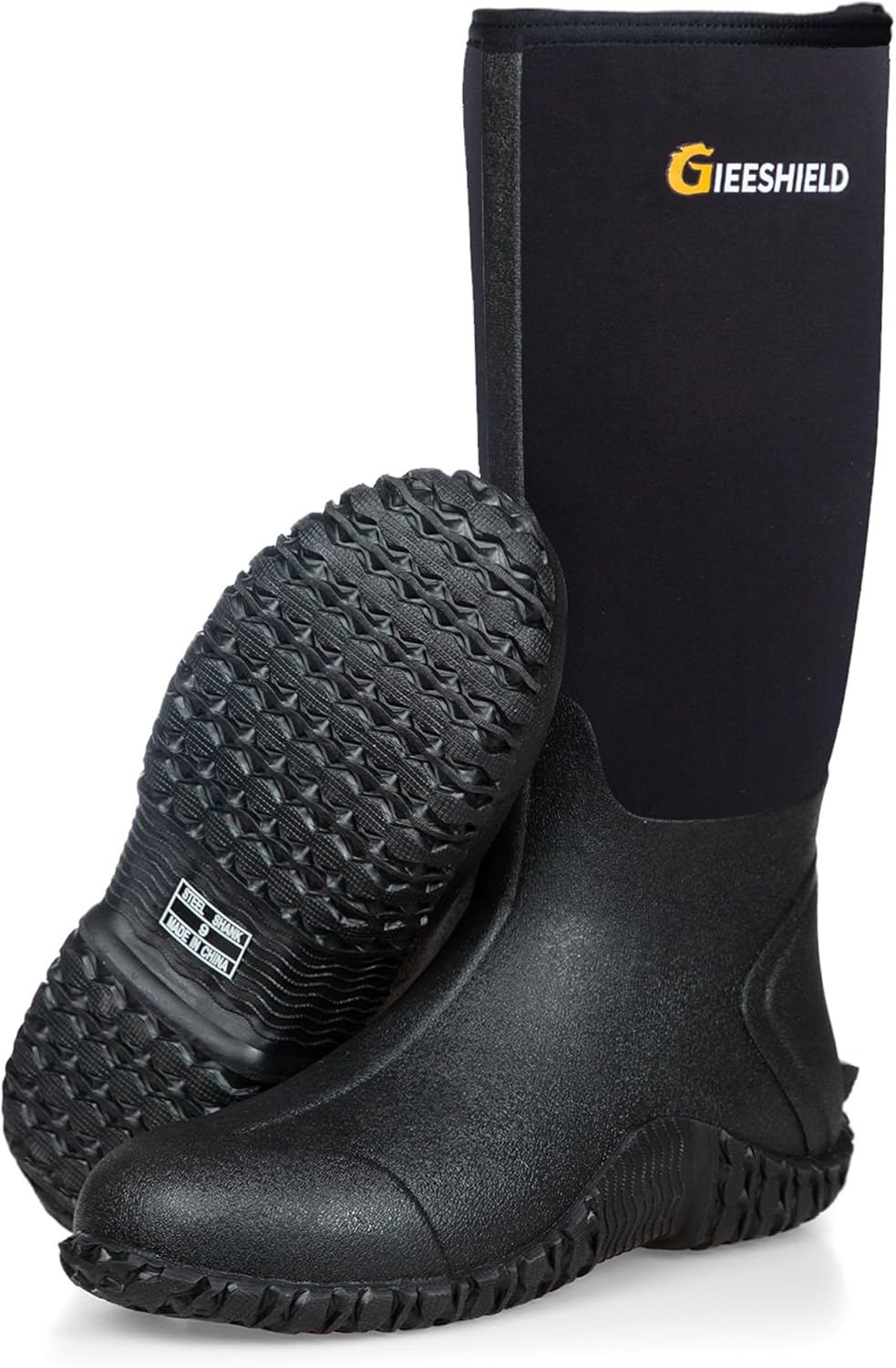 Резиновые сапоги GIEESHIELD для мужчин, водонепроницаемые утепленные резиновые охотничьи сапоги с неопрена с металлической стелькой, прочные противоскользящие сапоги для охоты, садоводства, сельского хозяйства, рыбалки и работы в грязи, черный
Резиновые сапоги GIEESHIELD для мужчин, водонепроницаемые утепленные резиновые охотничьи сапоги с неопрена с металлической стелькой, прочные противоскользящие сапоги для охоты, садоводства, сельского хозяйства, рыбалки и работы в грязи, черный
