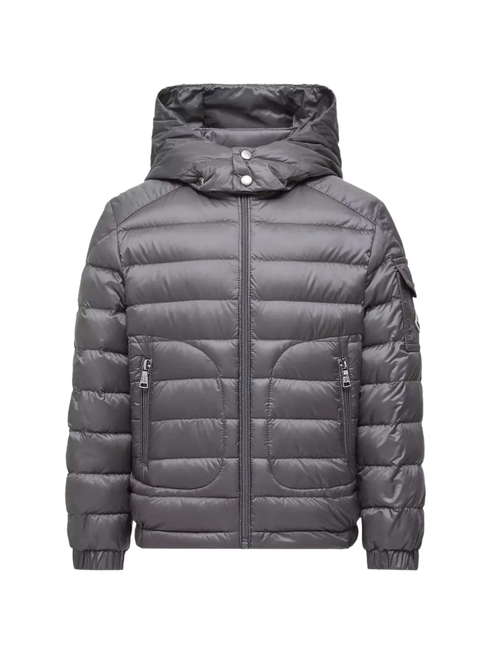 Стеганая куртка с капюшоном Moncler Enfant, серый
Стеганая куртка с капюшоном Moncler Enfant, серый
