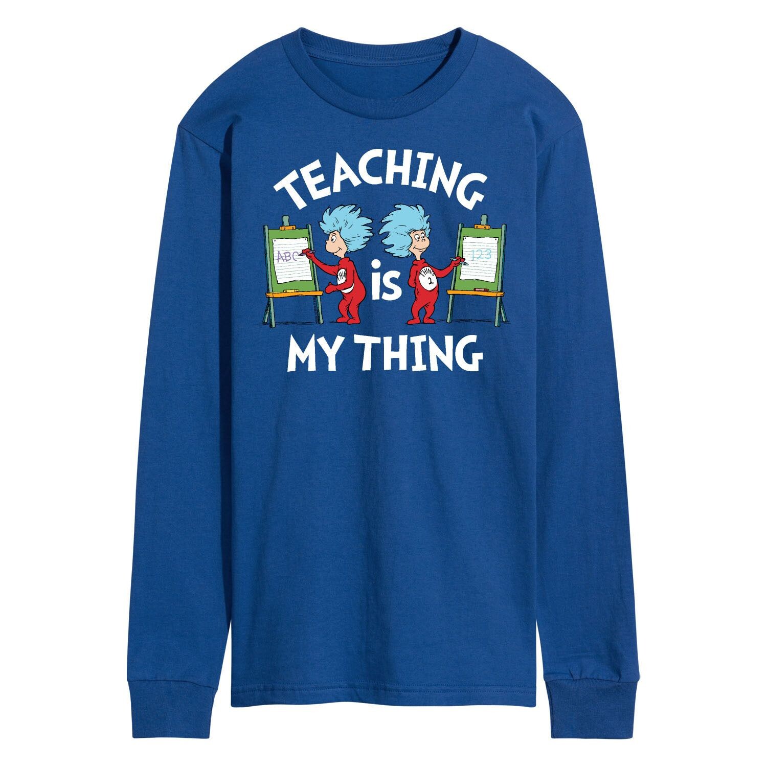 Мужская футболка Dr. Seuss Teaching Is My Thing с длинным рукавом Licensed Character
Мужская футболка Dr. Seuss Teaching Is My Thing с длинным рукавом Licensed Character