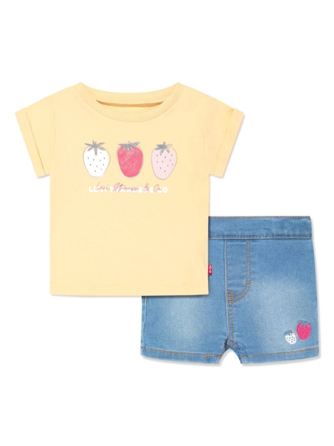 Levi's Kids комплект из футболки и шортов с принтом, синий
Levi's Kids комплект из футболки и шортов с принтом, синий