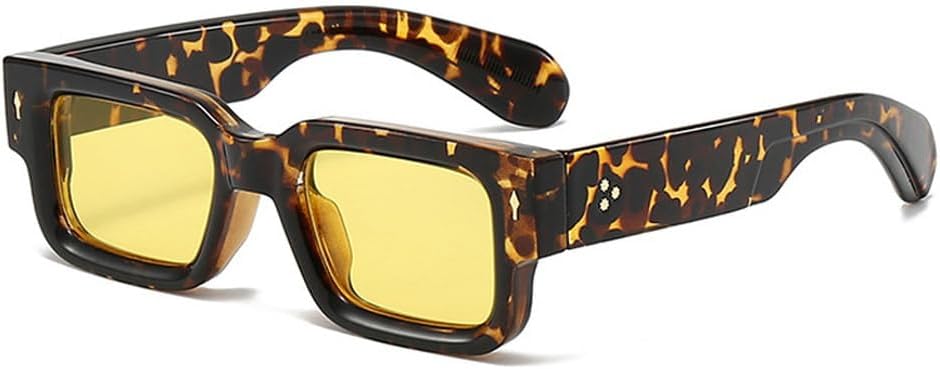 Женские солнцезащитные очки в винтажном стиле с заклепками, модные прозрачные линзы с градиентом цвета океана, защита от УФ-излучения UV400. Мужские солнцезащитные очки в стиле панк TKKTLLT, Leopard Yellow
Женские солнцезащитные очки в винтажном стиле с заклепками, модные прозрачные линзы с градиентом цвета океана, защита от УФ-излучения UV400. Мужские солнцезащитные очки в стиле панк TKKTLLT, Leopard Yellow