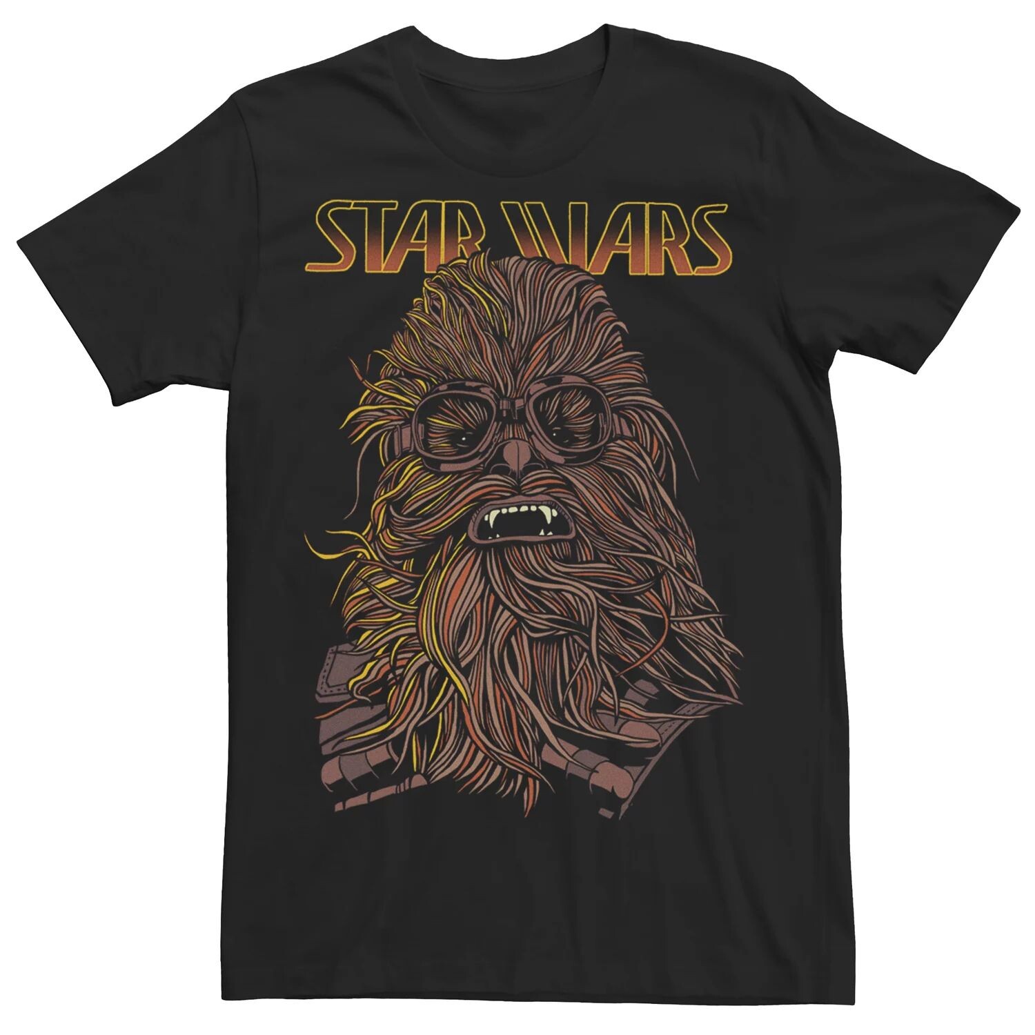 Мужская футболка Chewie со стрингами «Звездные войны Хан Соло» Licensed Character 
Мужская футболка Chewie со стрингами «Звездные войны Хан Соло» Licensed Character
