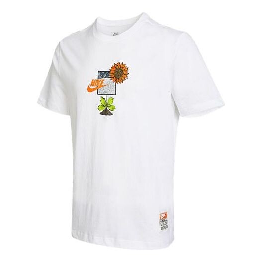 Футболка Men's Nike Logo Plant Pattern Cartoon Printing Round Neck Casual Short Sleeve White T-Shirt, мультиколор 
Футболка Men's Nike Logo Plant Pattern Cartoon Printing Round Neck Casual Short Sleeve White T-Shirt, мультиколор