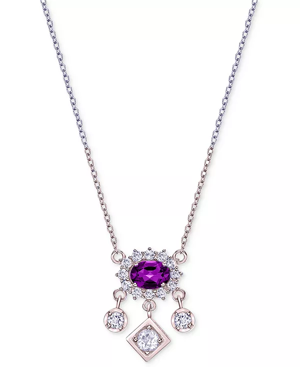 Ожерелье с подвеской из драгоценного камня (1 карат tw) и белого топаза (5/8 карата tw) из стерлингового серебра или стерлингового серебра с 10-каратным золотом, 18 дюймов Macy'S, amethyst
Ожерелье с подвеской из драгоценного камня (1 карат tw) и белого топаза (5/8 карата tw) из стерлингового серебра или стерлингового серебра с 10-каратным золотом, 18 дюймов Macy'S, amethyst
