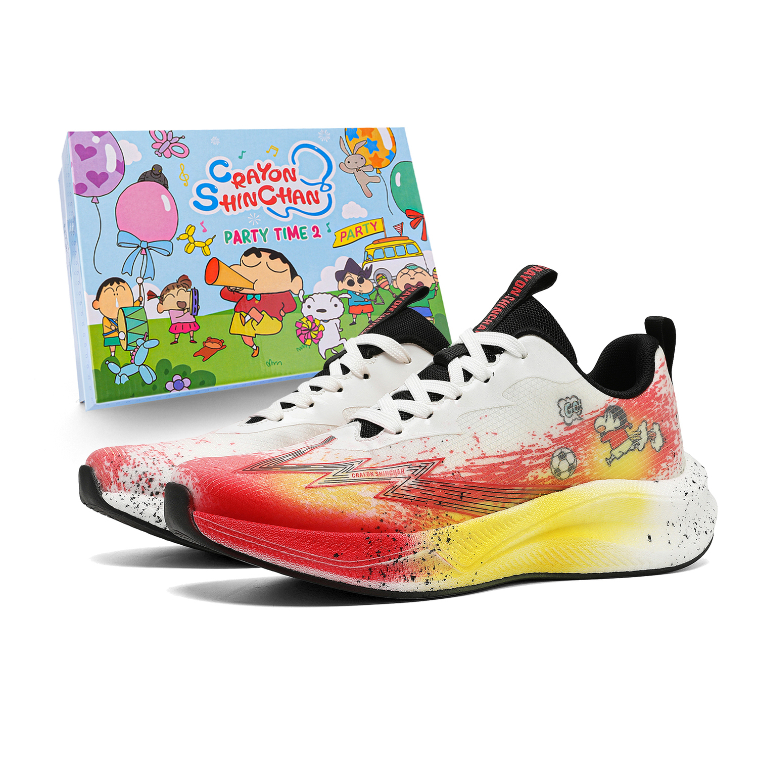 Crayon Shinchan Низкие кроссовки для бега унисекс красные желтые, цвет Red Yellow
Crayon Shinchan Низкие кроссовки для бега унисекс красные желтые, цвет Red Yellow