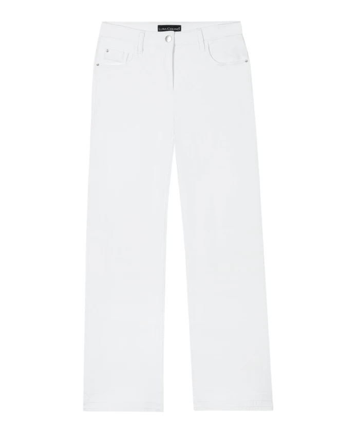 Выбеленные белые спортивные джинсы Luisa Cerano, белый
Выбеленные белые спортивные джинсы Luisa Cerano, белый