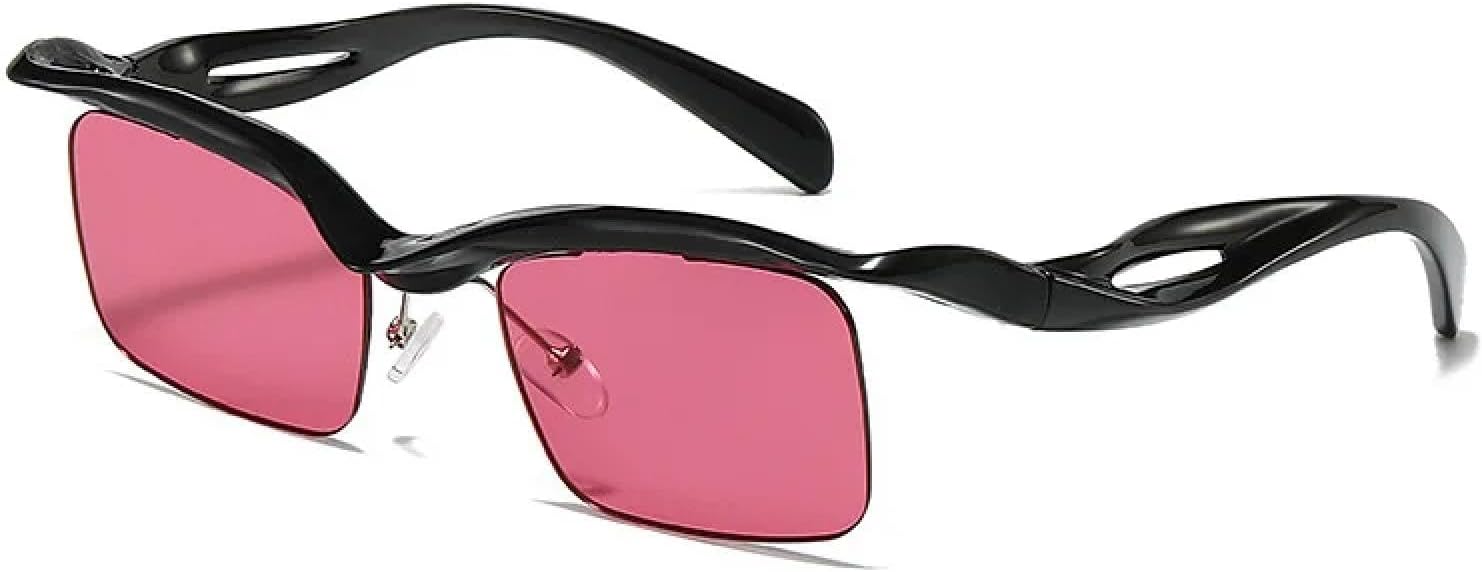 Уникальные солнцезащитные очки без оправы для женщин и мужчин в стиле ретро с прозрачными линзами цвета океана и защитой от УФ-излучения UV400 в стиле панк UATXTAU, Black-purplered
Уникальные солнцезащитные очки без оправы для женщин и мужчин в стиле ретро с прозрачными линзами цвета океана и защитой от УФ-излучения UV400 в стиле панк UATXTAU, Black-purplered