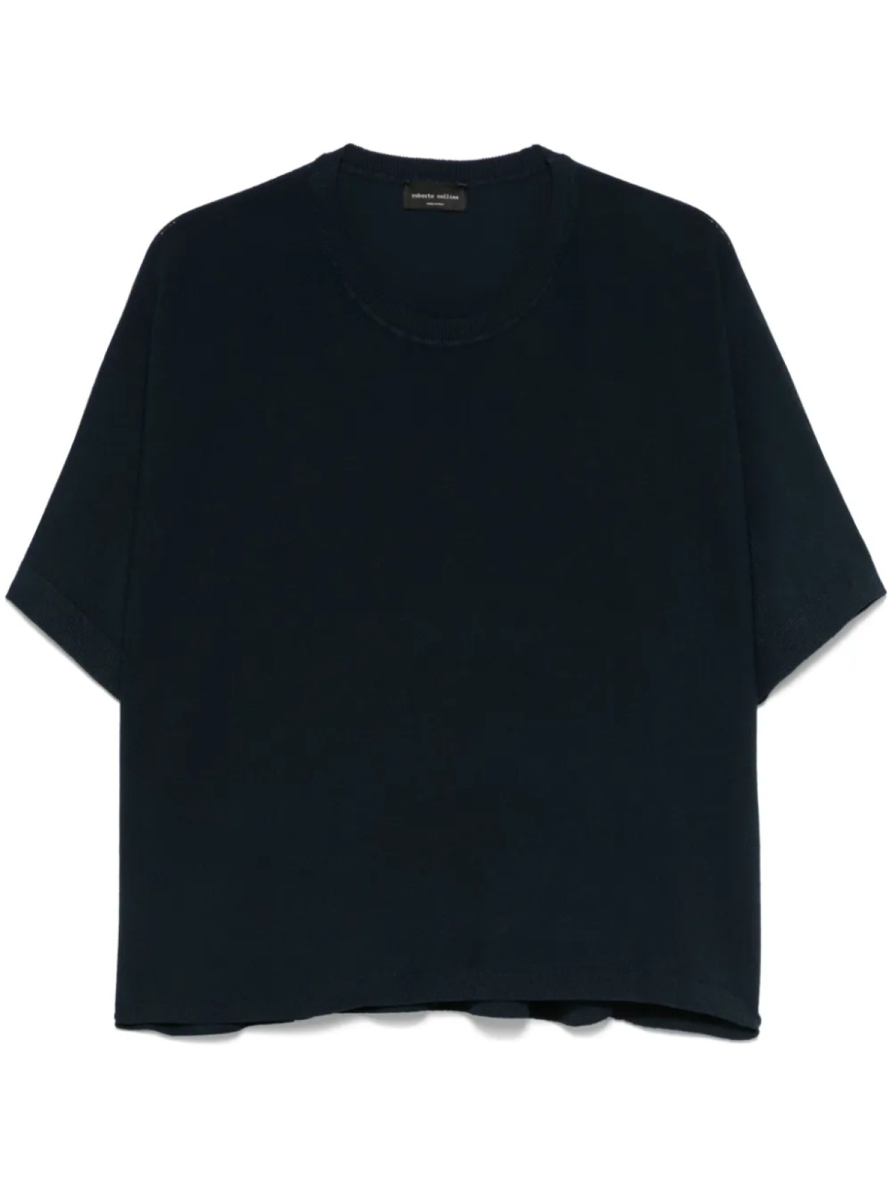 Вязаная футболка Roberto Collina, синий 
Вязаная футболка Roberto Collina, синий