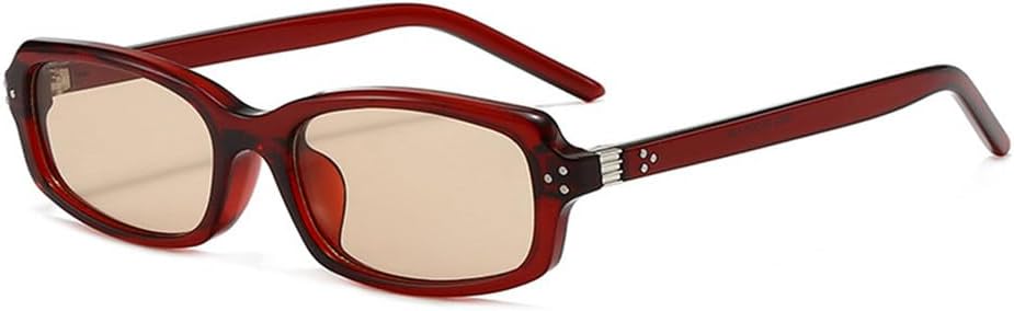 Солнцезащитные очки в маленькой оправе для женщин с защитой от УФ-излучения UV400 и заклепками для мужчин, с прозрачными линзами, для занятий спортом на открытом воздухе, бега и езды generic, Red Champagne
Солнцезащитные очки в маленькой оправе для женщин с защитой от УФ-излучения UV400 и заклепками для мужчин, с прозрачными линзами, для занятий спортом на открытом воздухе, бега и езды generic, Red Champagne