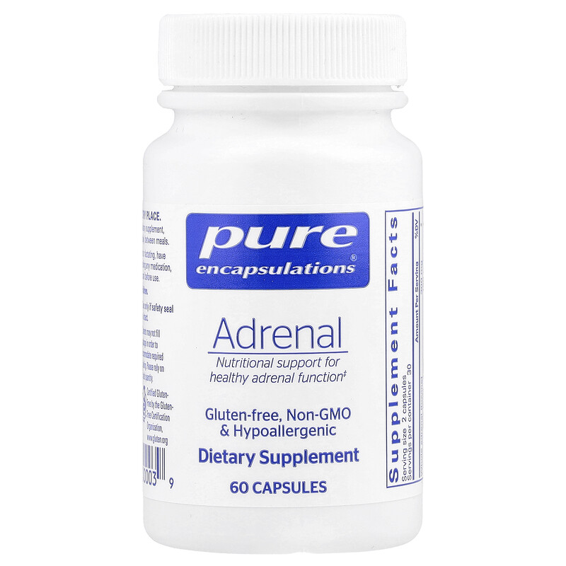 Pure Encapsulations, Adrenal`` 60 капсул
Pure Encapsulations, Adrenal`` 60 капсул