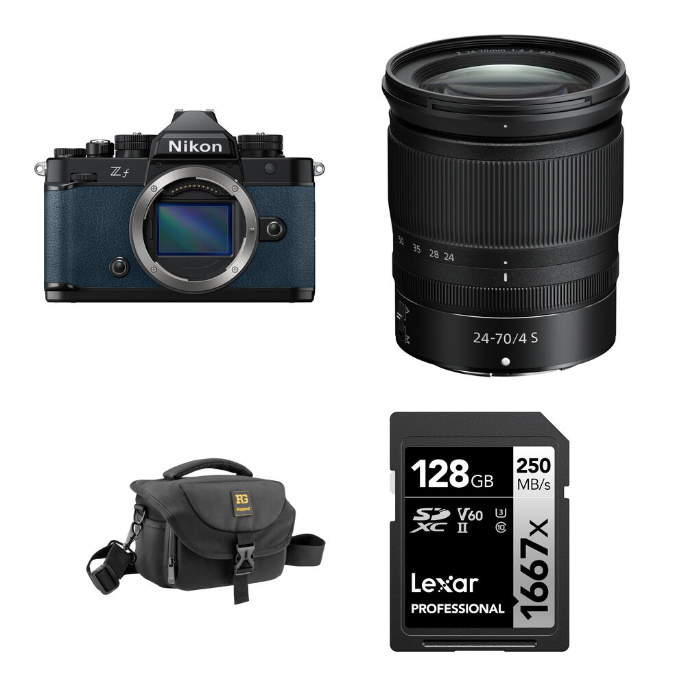 Беззеркальная камера Nikon Zf Mirrorless Camera with 24-70mm f/4 Lens and Basic
Беззеркальная камера Nikon Zf Mirrorless Camera with 24-70mm f/4 Lens and Basic