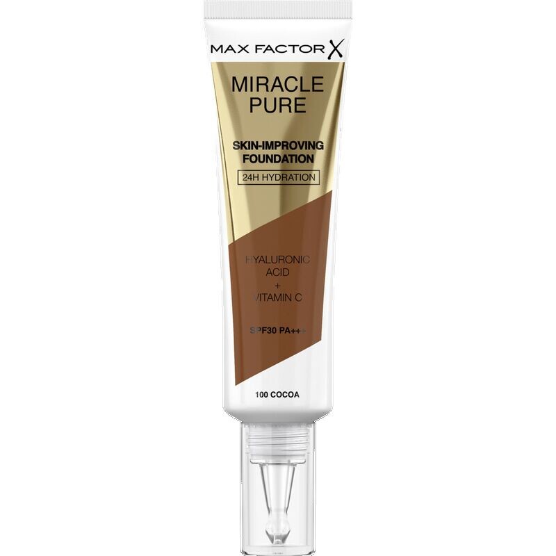 Тональный крем Miracle Pure, цвет 100 Какао Max Factor, 30 ml
Тональный крем Miracle Pure, цвет 100 Какао Max Factor, 30 ml